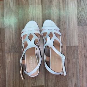 white sandals. Size 11